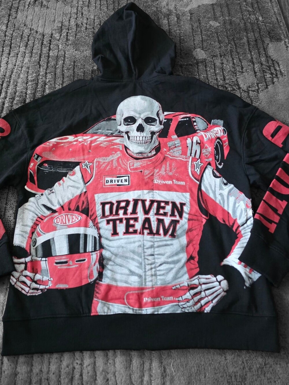Brandmakers Driven Racing Club Black Zip Up Hoodie